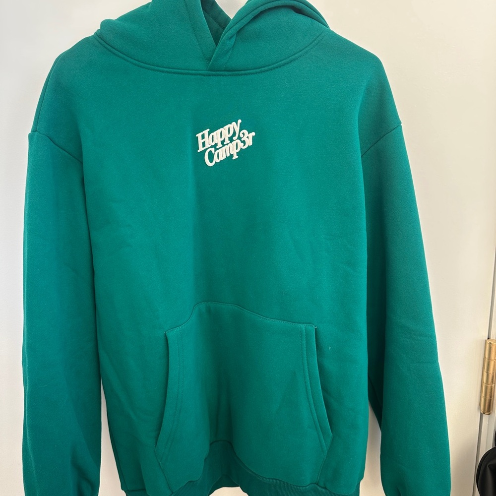 Teal Happy Camper Women's Hoodie